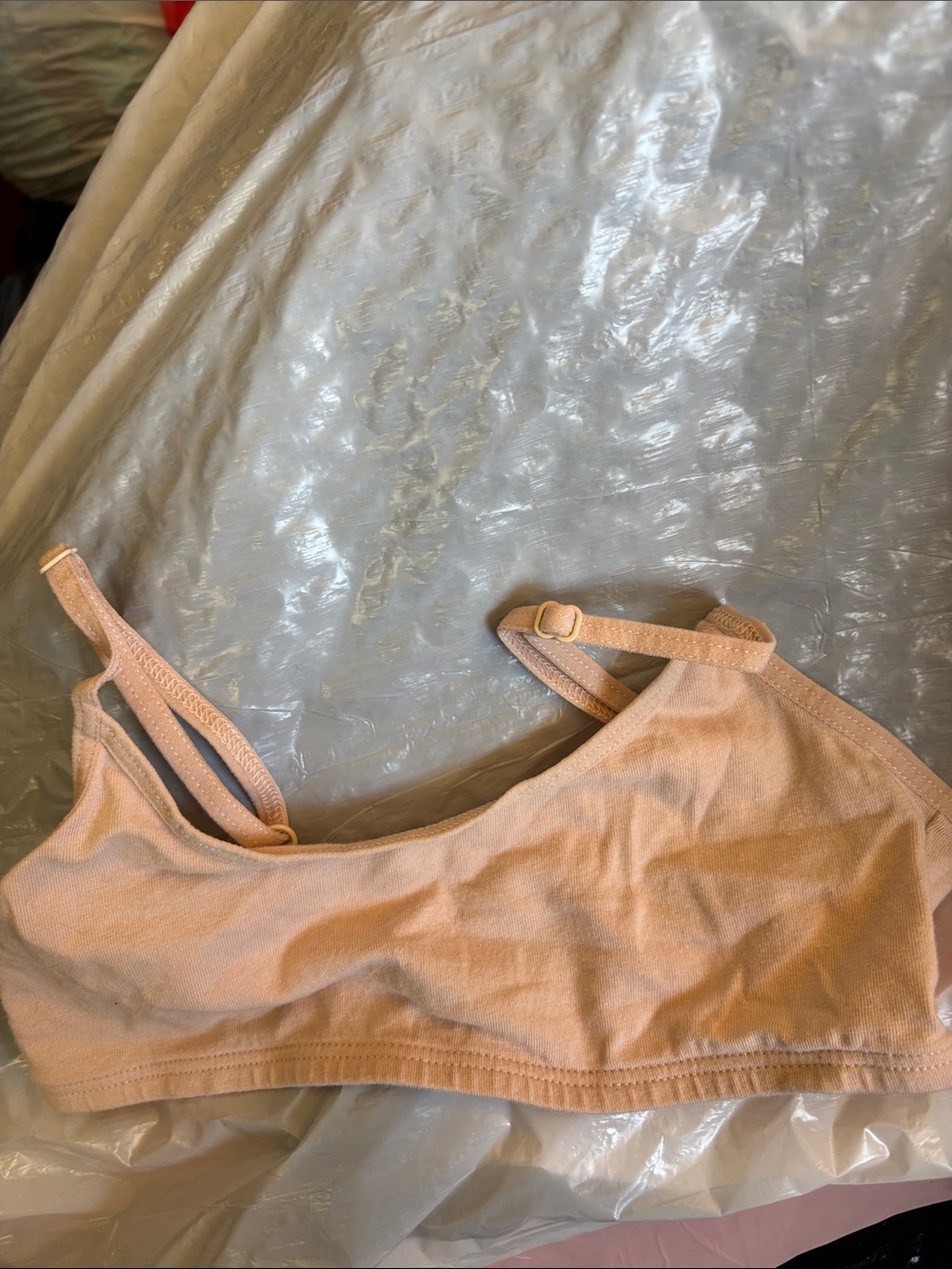 Cat & Jack Girls Seamless Comfort Bralette - Nude small